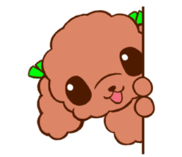 poodletan sticker #3205397