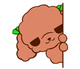 poodletan sticker #3205398