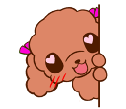 poodletan sticker #3205399