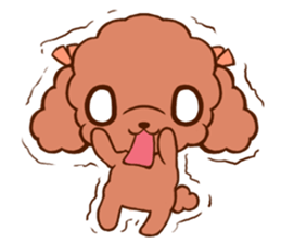 poodletan sticker #3205403