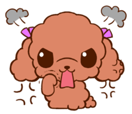 poodletan sticker #3205405