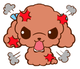 poodletan sticker #3205406