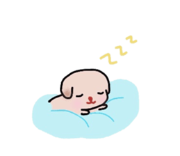 Howling of the puppy sticker #3205476