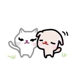 Howling of the puppy sticker #3205490