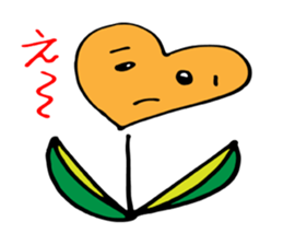 Heart tulip sticker #3205576