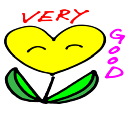 Heart tulip sticker #3205580