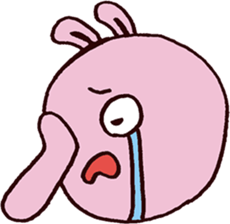 Crying rabbit sticker #3205786