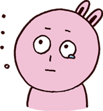 Crying rabbit sticker #3205806