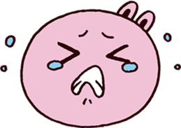 Crying rabbit sticker #3205807