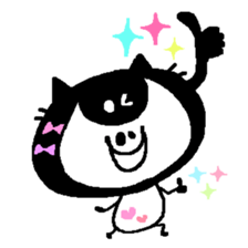 White Cat Ocean sticker #3206013