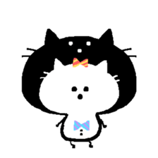 White Cat Ocean sticker #3206050