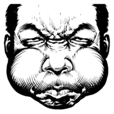 anger faces sticker #3206307