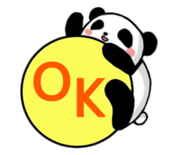 Easygoing Panda sticker #3206571