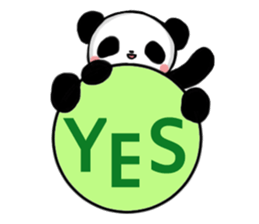 Easygoing Panda sticker #3206572