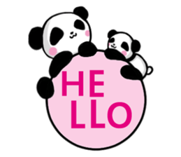 Easygoing Panda sticker #3206574