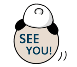 Easygoing Panda sticker #3206575