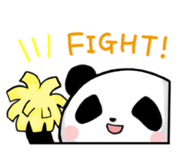 Easygoing Panda sticker #3206578