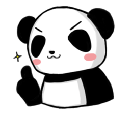 Easygoing Panda sticker #3206579