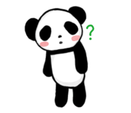 Easygoing Panda sticker #3206580