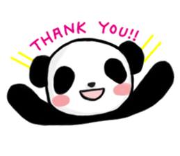 Easygoing Panda sticker #3206581