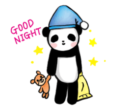 Easygoing Panda sticker #3206584
