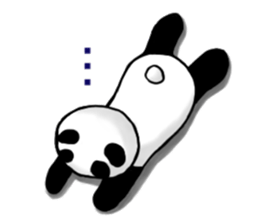 Easygoing Panda sticker #3206587