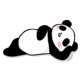 Easygoing Panda sticker #3206588