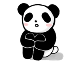 Easygoing Panda sticker #3206589