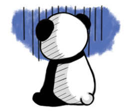 Easygoing Panda sticker #3206590