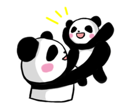 Easygoing Panda sticker #3206592