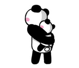 Easygoing Panda sticker #3206593