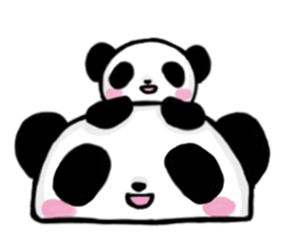 Easygoing Panda sticker #3206594