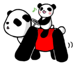 Easygoing Panda sticker #3206595