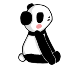 Easygoing Panda sticker #3206596