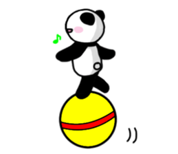 Easygoing Panda sticker #3206598