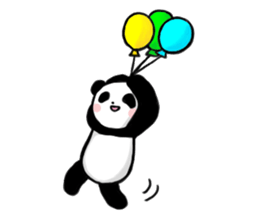 Easygoing Panda sticker #3206599
