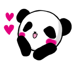 Easygoing Panda sticker #3206601