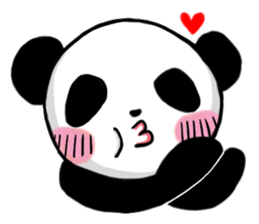 Easygoing Panda sticker #3206602