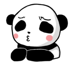 Easygoing Panda sticker #3206603