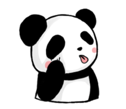 Easygoing Panda sticker #3206606