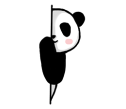 Easygoing Panda sticker #3206607