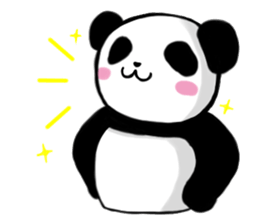 Easygoing Panda sticker #3206609