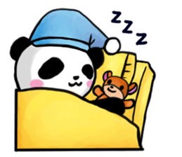 Easygoing Panda sticker #3206610