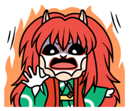 Kabuki Man sticker #3206639