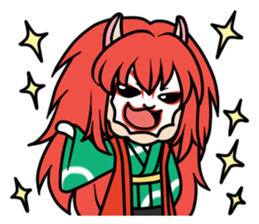 Kabuki Man sticker #3206640