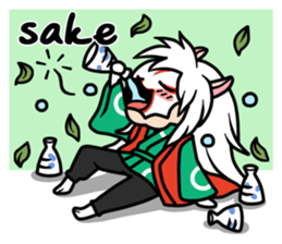 Kabuki Man sticker #3206646