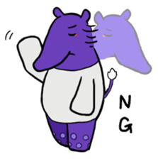 boy&tapir sticker #3207256