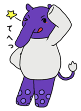 boy&tapir sticker #3207258