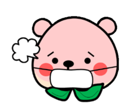 Sweet Peach Bear sticker #3207492