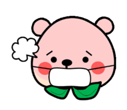 Sweet Peach Bear sticker #3207492